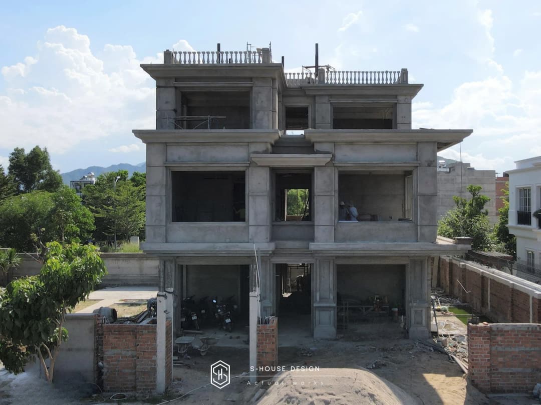 Thi công hoàn thiện biệt thự tân cổ điển Rose Villa