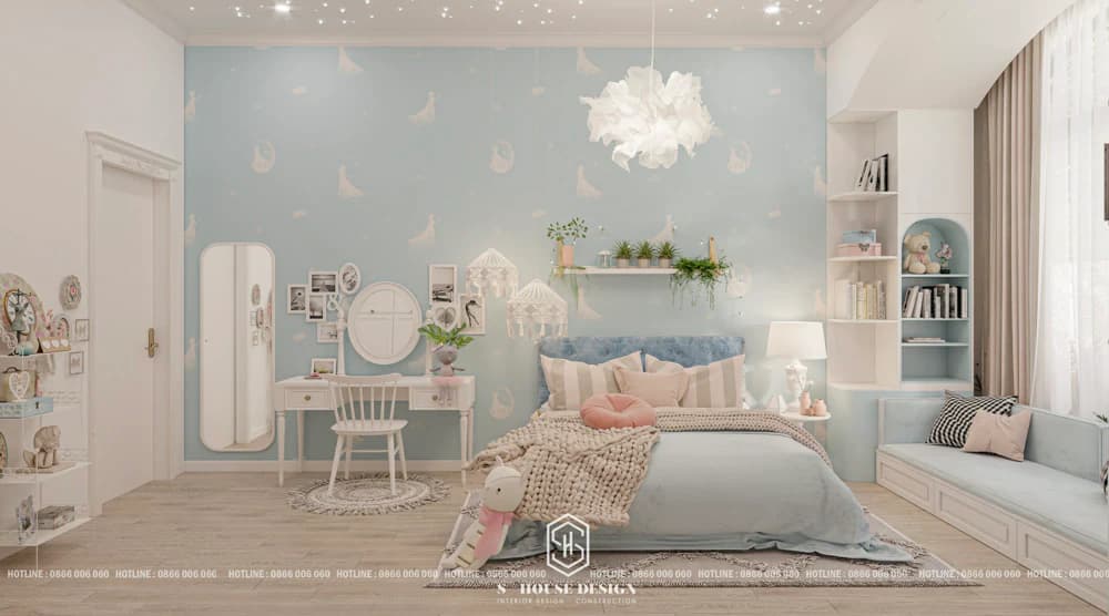 Thiết Kế Nội Thất Phòng Ngủ Cho Bé Trai Và Bé Gái Cực Đáng Yêu