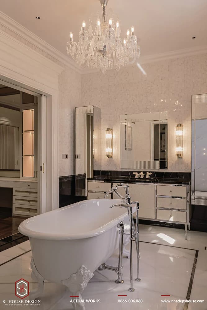 Thi Công Hoàn Thiện Nội Thất Tân Cổ Điển Dinh Thự An Chateau