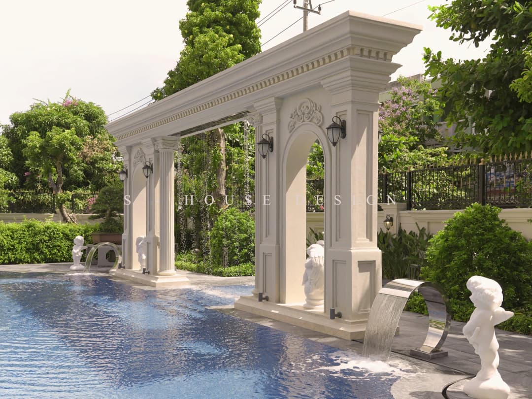 Hoàn thiện dinh thự tân cổ điển quy mô lớn tại Tuy Hòa
