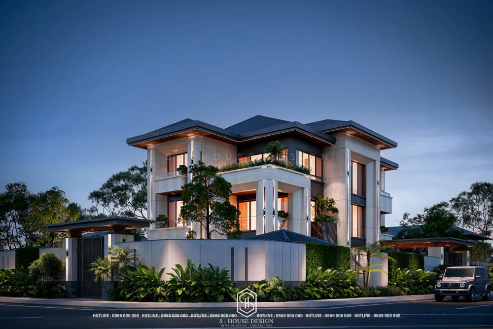 Thiết Kế Thi Công Biệt Thự Nhà Phố Tại KĐT Handico Vinh Tân