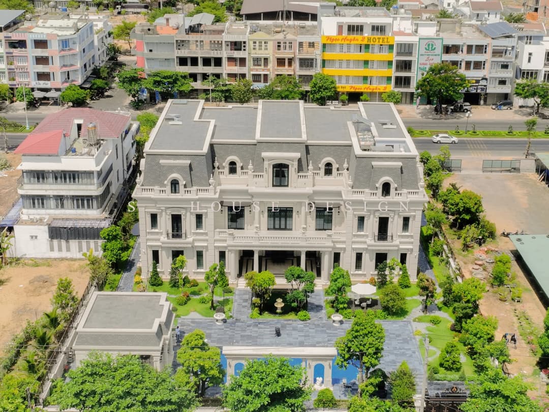 Bàn giao công trình dinh thự Tân cổ điển 3000m2 