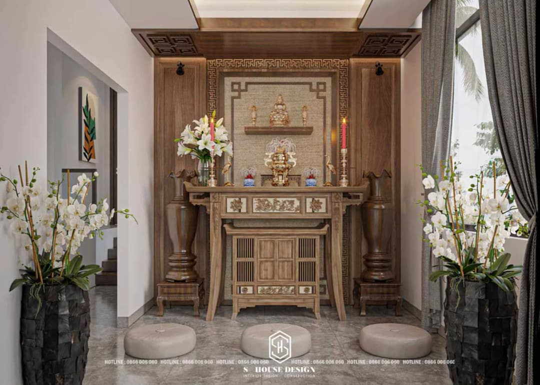 Thiết Kế Phòng Thờ Hiện Đại Và Những Lưu Ý Không Thể Bỏ Qua