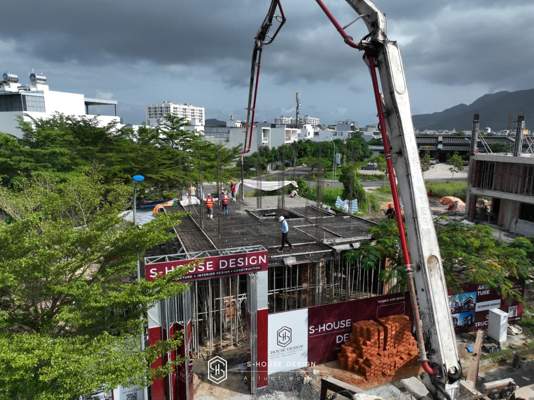 Thi công Biệt Thự Hiện Đại 3 Tầng 1 Tum