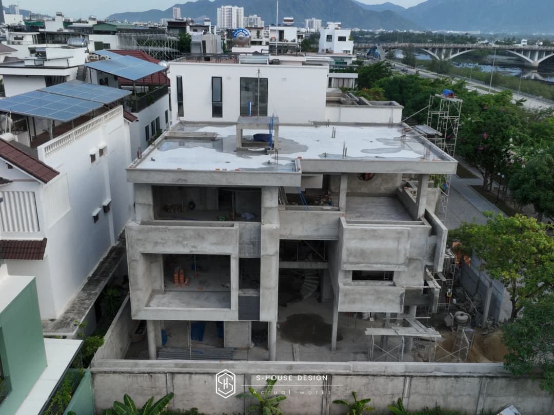 Thi Công Biệt Thự Hiện Đại 16x22m