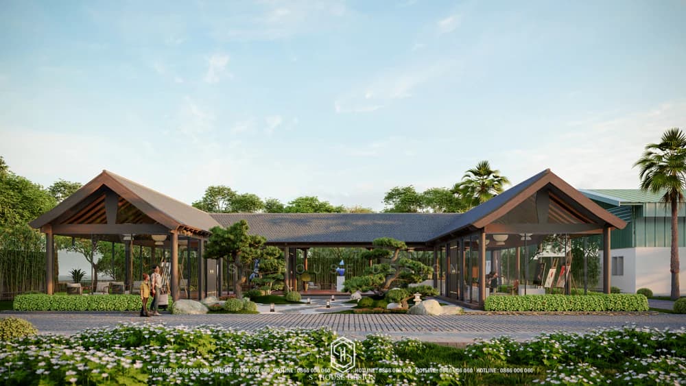 Thiết Kế Nhà Máy Khu Công Nghiệp Kết Hợp Cảnh Quan Sinh Thái