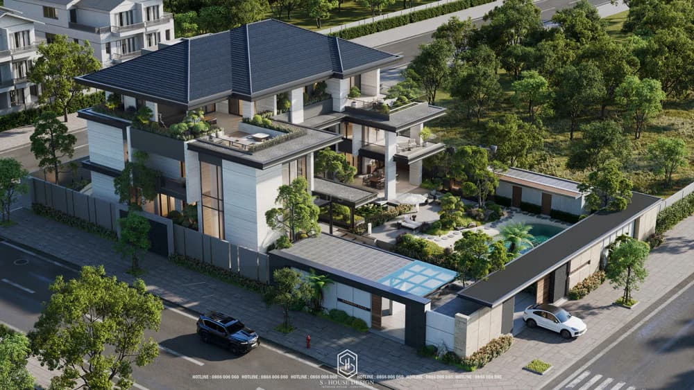 99+ Mẫu Biệt Thự Nhà Vườn Đẹp Được Gia Chủ Yêu Thích Nhất