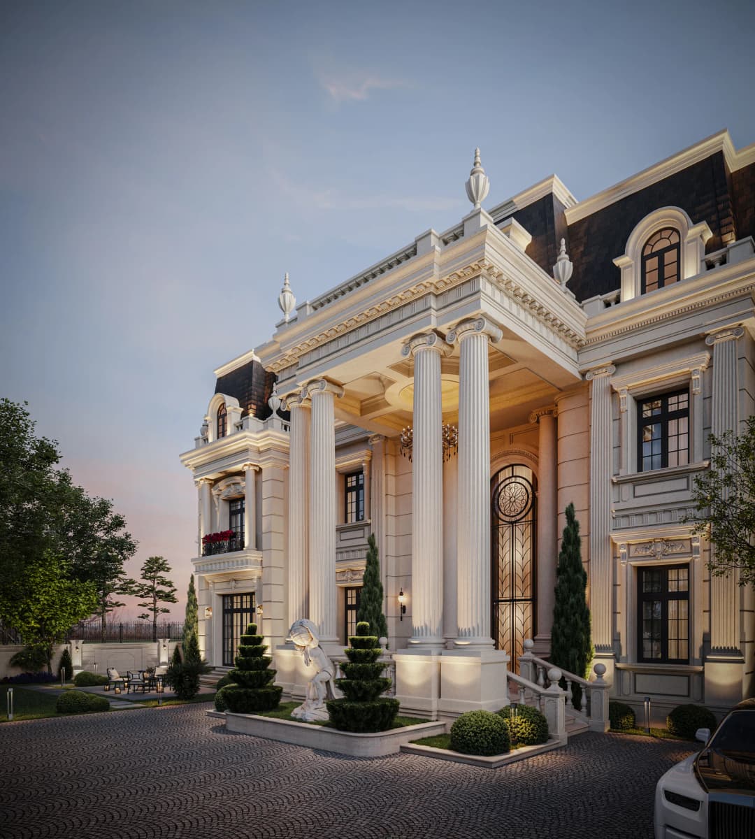 Thiết Kế Kiến Trúc Dinh Thự Tân Cổ Điển An Chateau mang dấu ấn châu Âu
