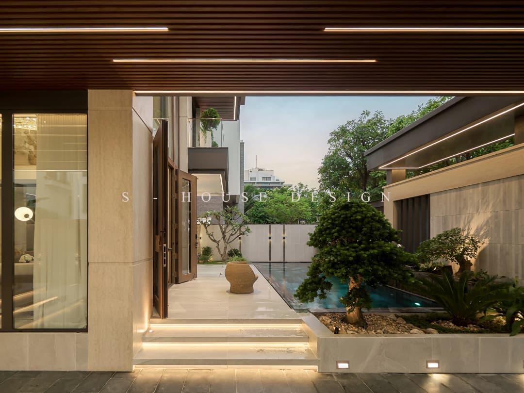 Hoàn thiện biệt thự Hiện đại 3 Tầng