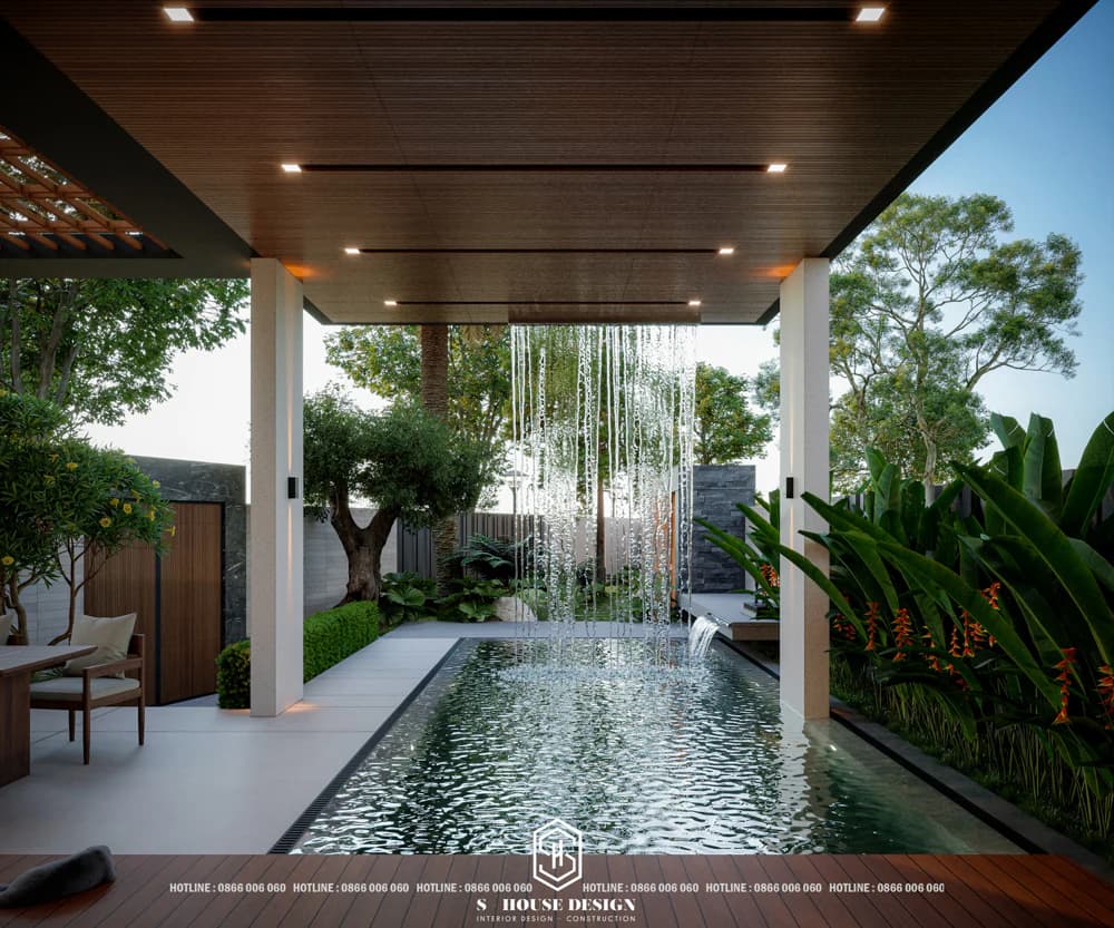 Thiết Kế Biệt Thự Sân Vườn Trên Đất 200m2 Ấn Tượng