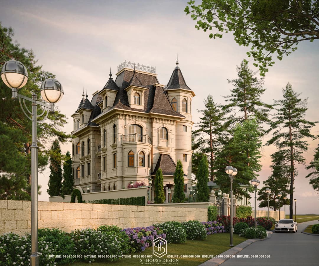 S-House thiết kế dinh thự lâu đài trên toàn quốc