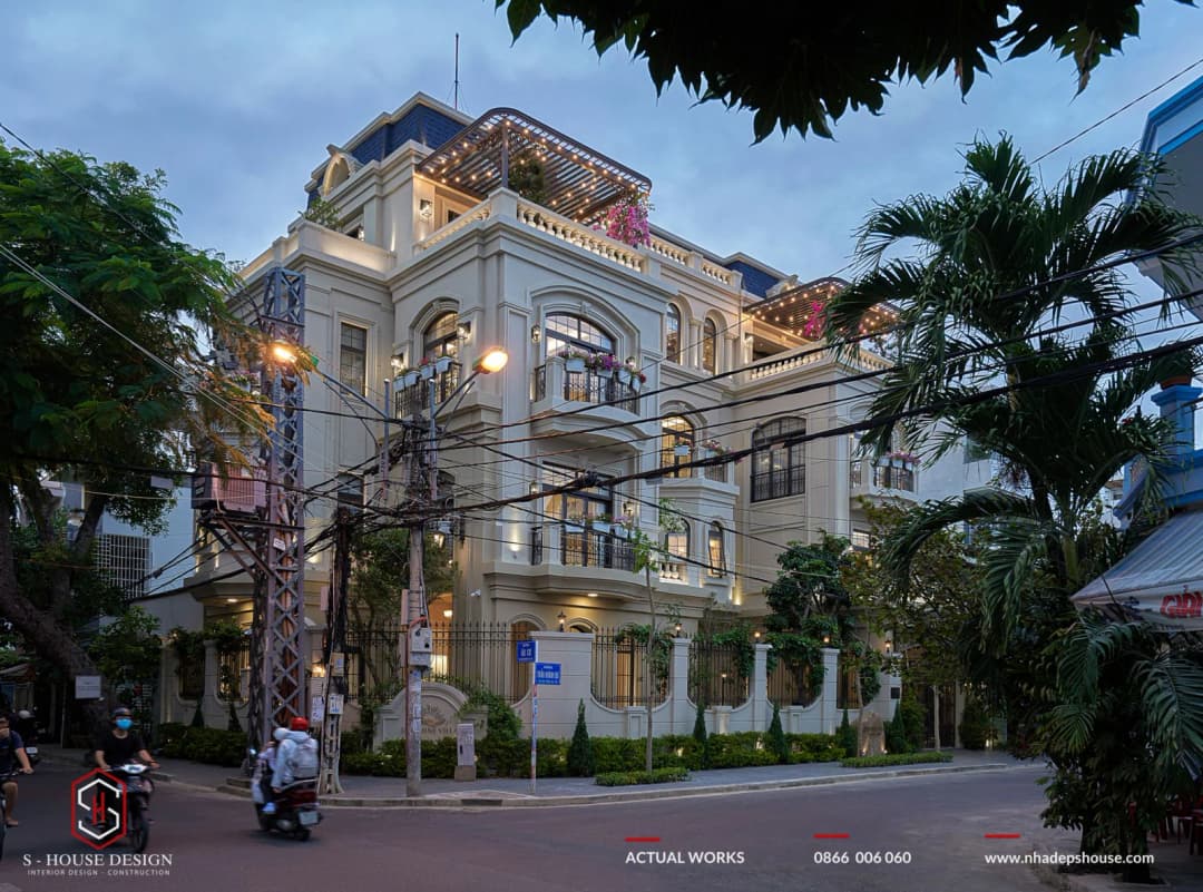 Biệt thự Tân Cổ Điển 5 tầng tại lô góc phố Nha Trang