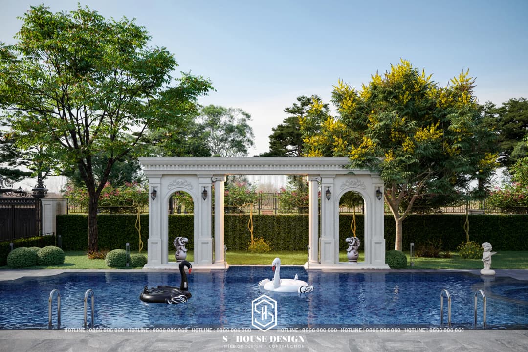Thiết Kế Kiến Trúc Dinh Thự Tân Cổ Điển An Chateau mang dấu ấn châu Âu