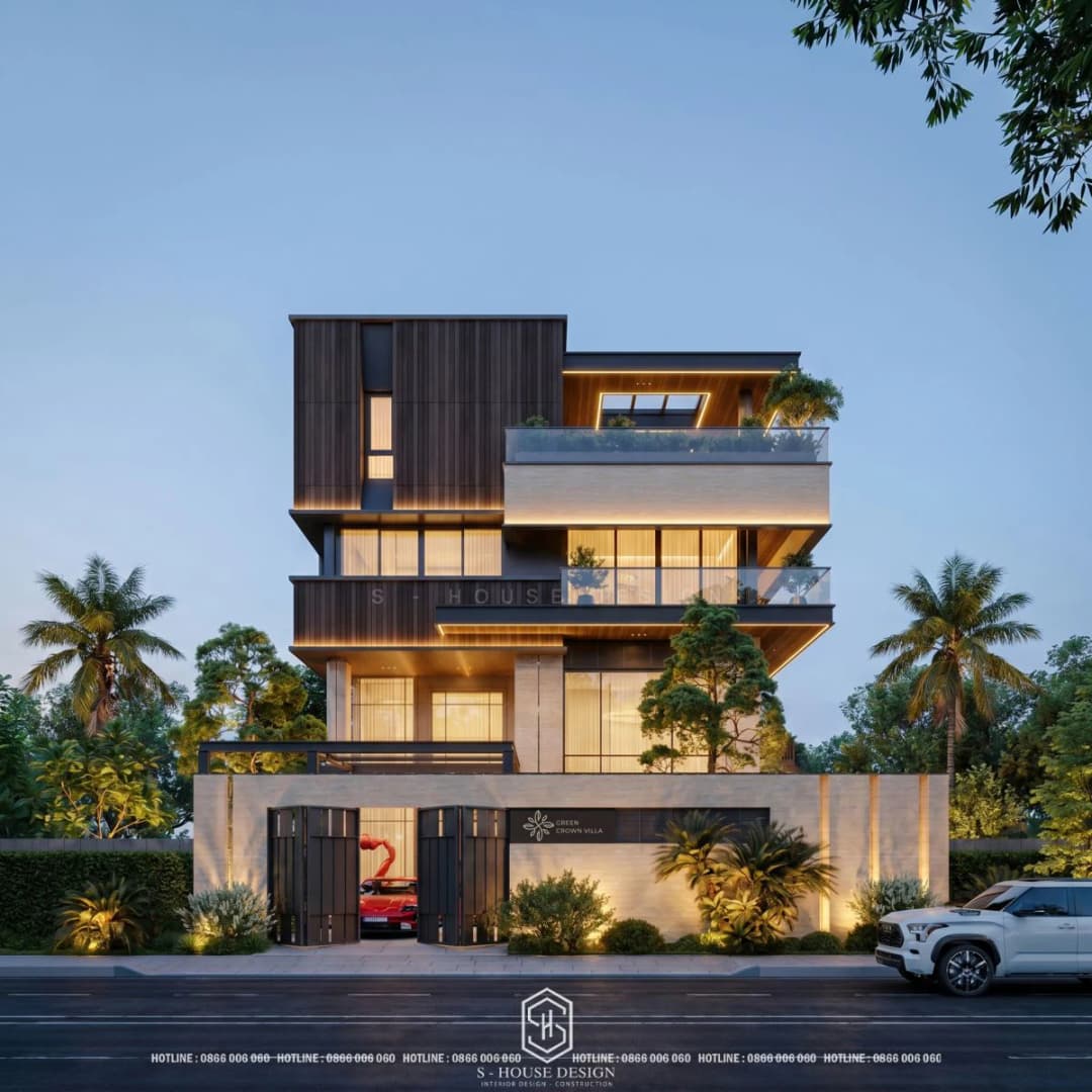 Thiết Kế Biệt Thự Phong Cách Nhiệt Đới Hiện Đại (Tropical Modern)