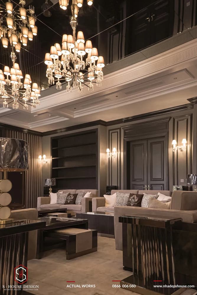 Thi Công Hoàn Thiện Nội Thất Tân Cổ Điển Dinh Thự An Chateau