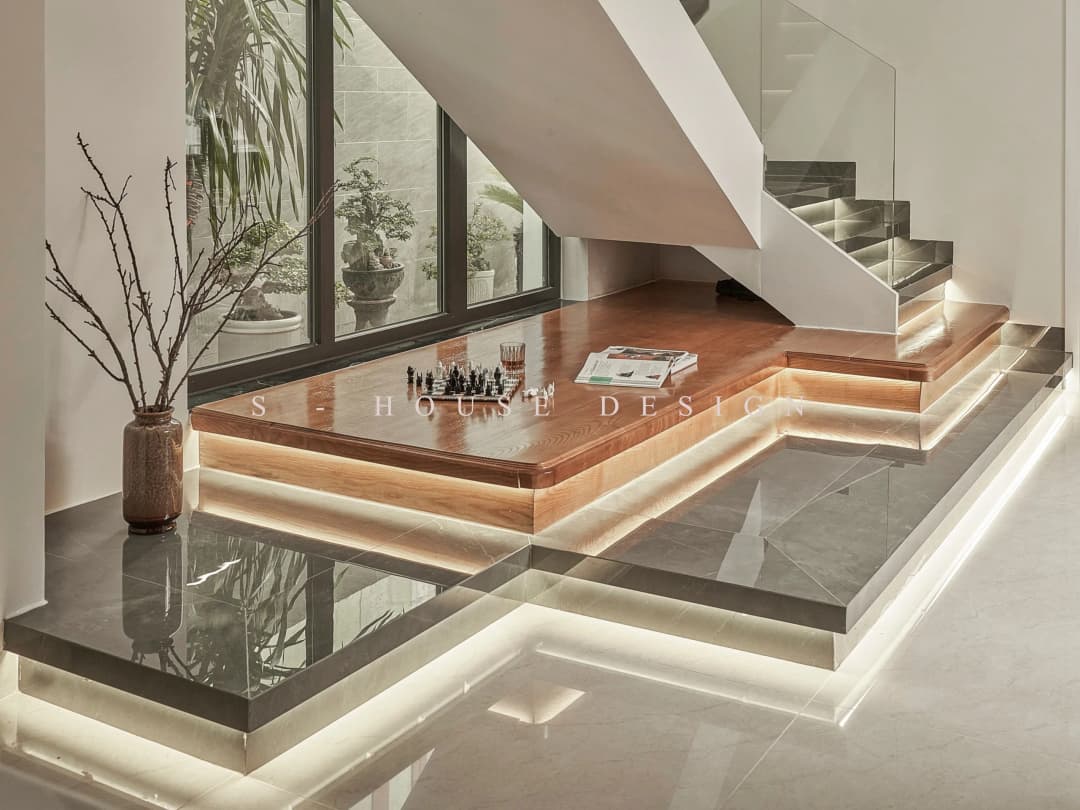Hoàn thiện nhà phố 3 tầng hiện đại tại KĐT Phước Long