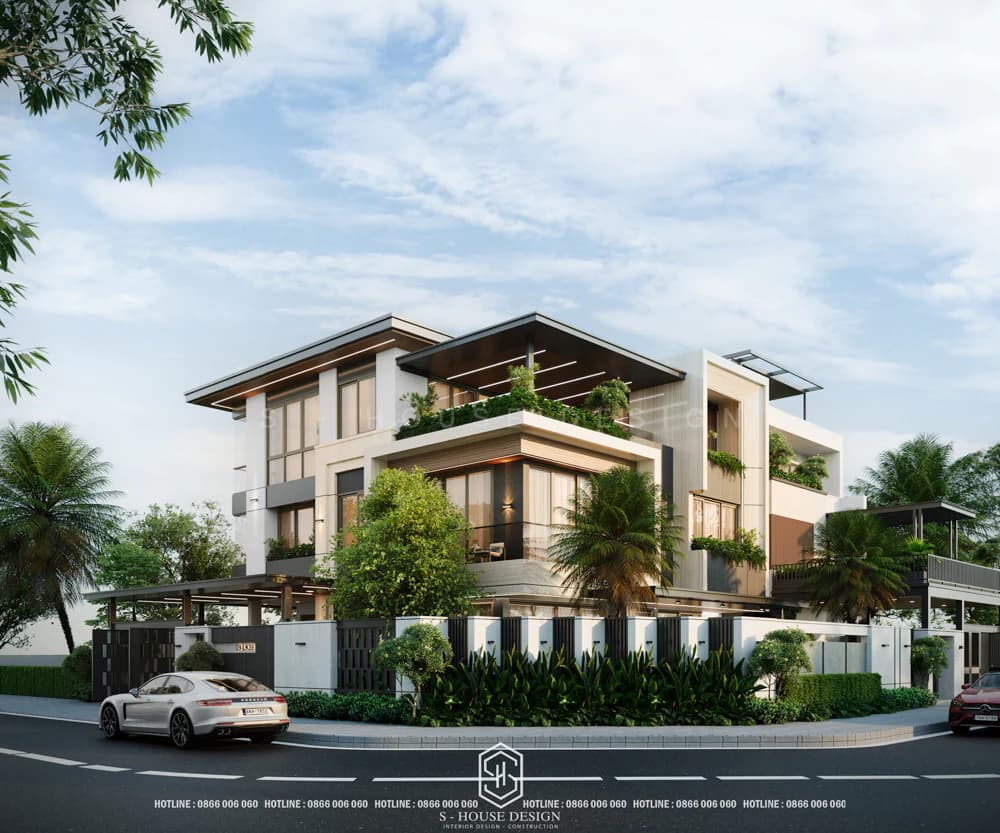 20+ Mẫu Thiết Kế Biệt Thự 300m2 Đẹp Đẳng Cấp Xu Hướng 2026