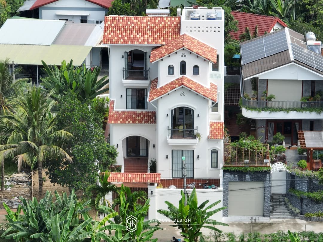 Thi Công Biệt Thự Địa Trung Hải 3 Tầng