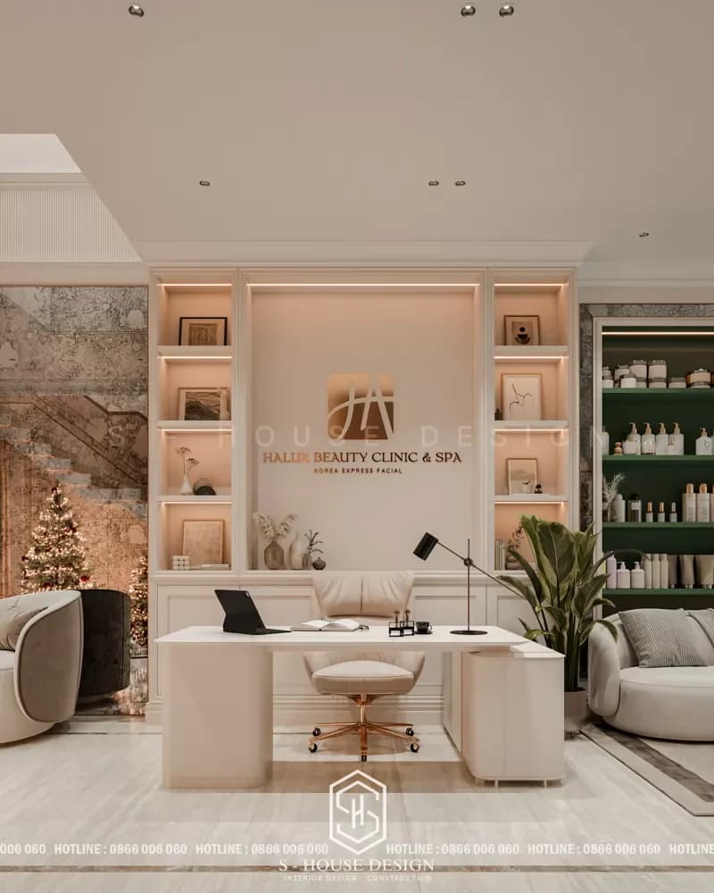 Thiết Kế Nội Thất Tân Cổ Điển Nhà Phố Kết Hợp Kinh Doanh Spa (4)