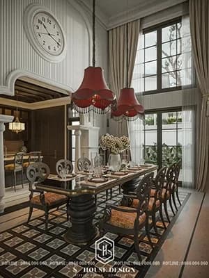 Interior design in Indochina style