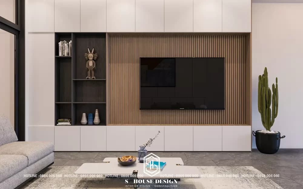 Thiết kế nội thất nhà phố hiện đại 2 tầng 1 tum (3)