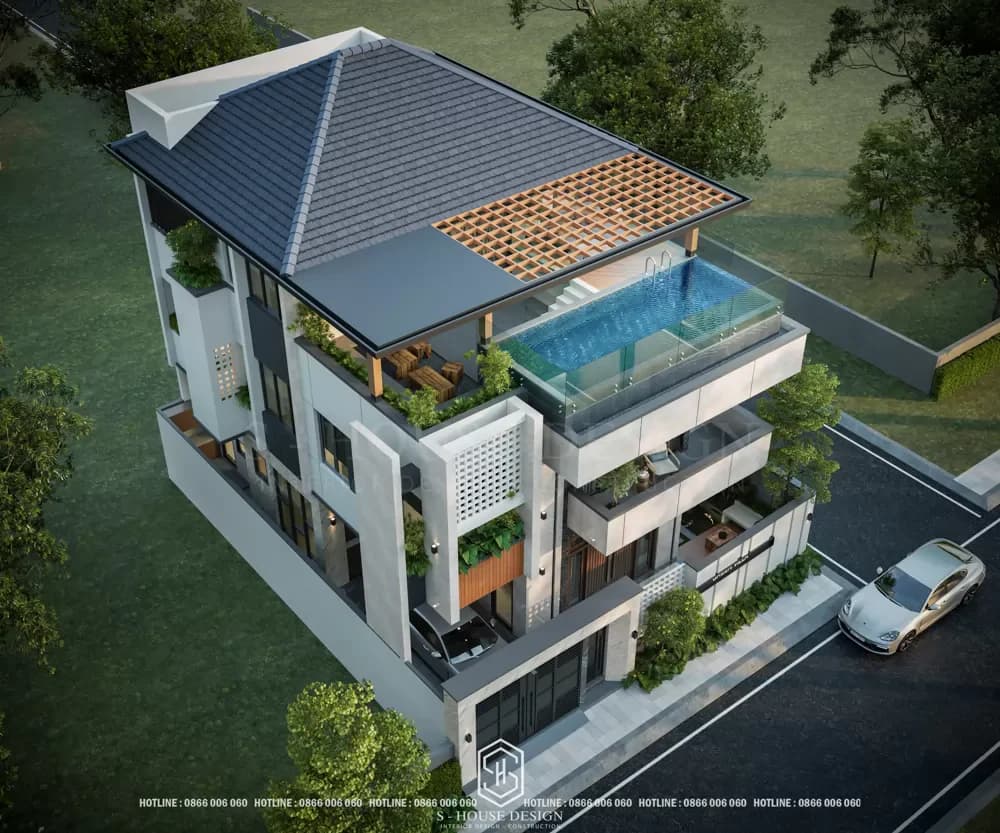 Modern Villa Design with Rooftop Pool (4)