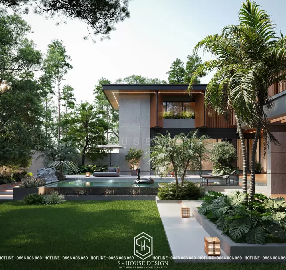 Thiết Kế Biệt Thự Hiện Đại 800m2 nghỉ dưỡng Tại Thảo Điền TP Hồ Chí Minh