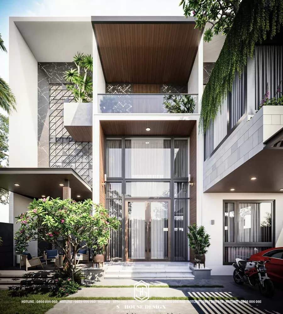 Thiết kế kiến trúc nhà phố tại Yên Vinh (3)