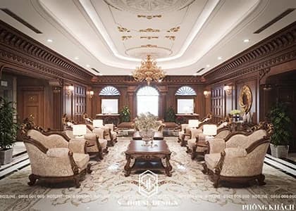 Thiết kế nội thất biệt thự sang trọng tân cổ điển
