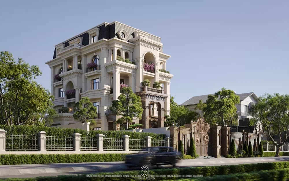 Thiết Kế Biệt Thự Tân Cổ Điển Anh Đạt Quận 2 Hồ Chí Minh (2)