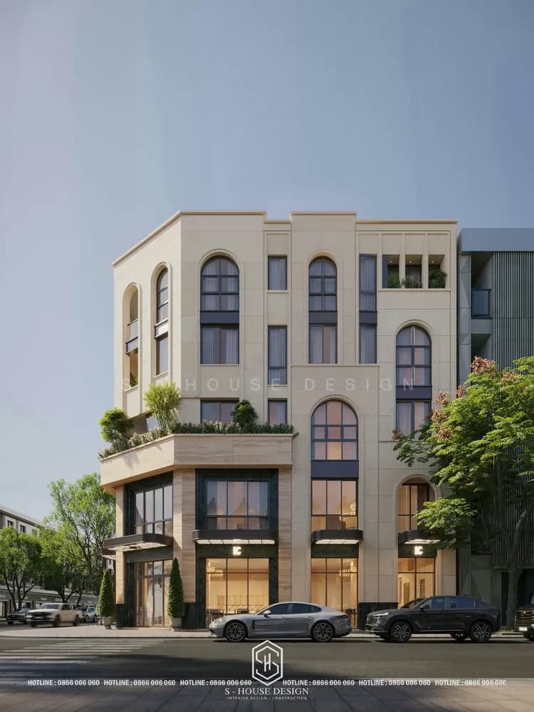 Gold Shop Design | Corner Lot Renovation Solution Combined with Housing (5)