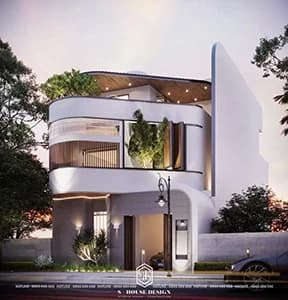 Townhouse architectural design by Mr. Trung Nghe An