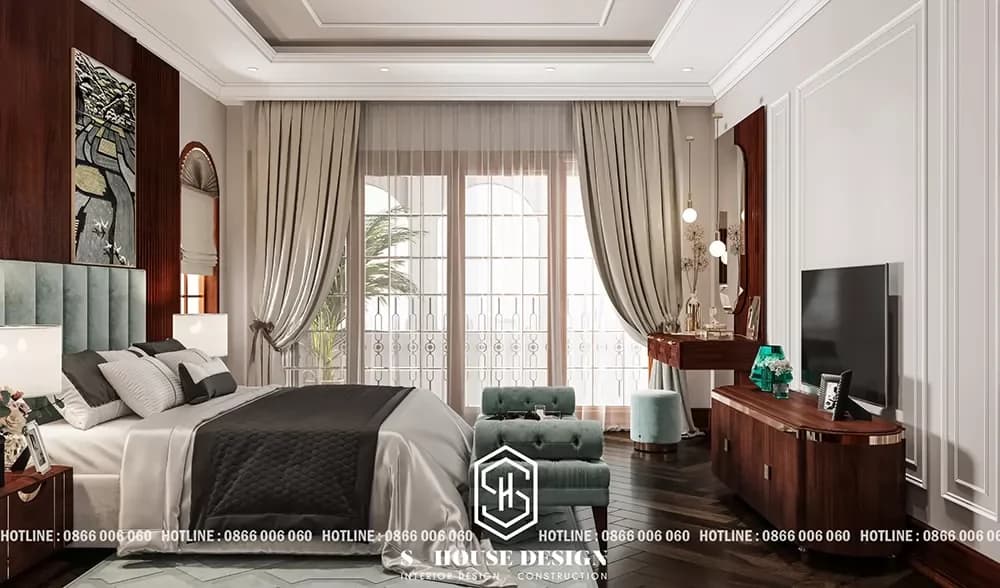 Thiết kế Nội thất Biệt thự chị Huyền Mỹ Gia (4)