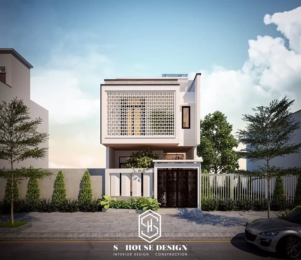 Thiết kế kiến trúc nhà chị Trâm (3)