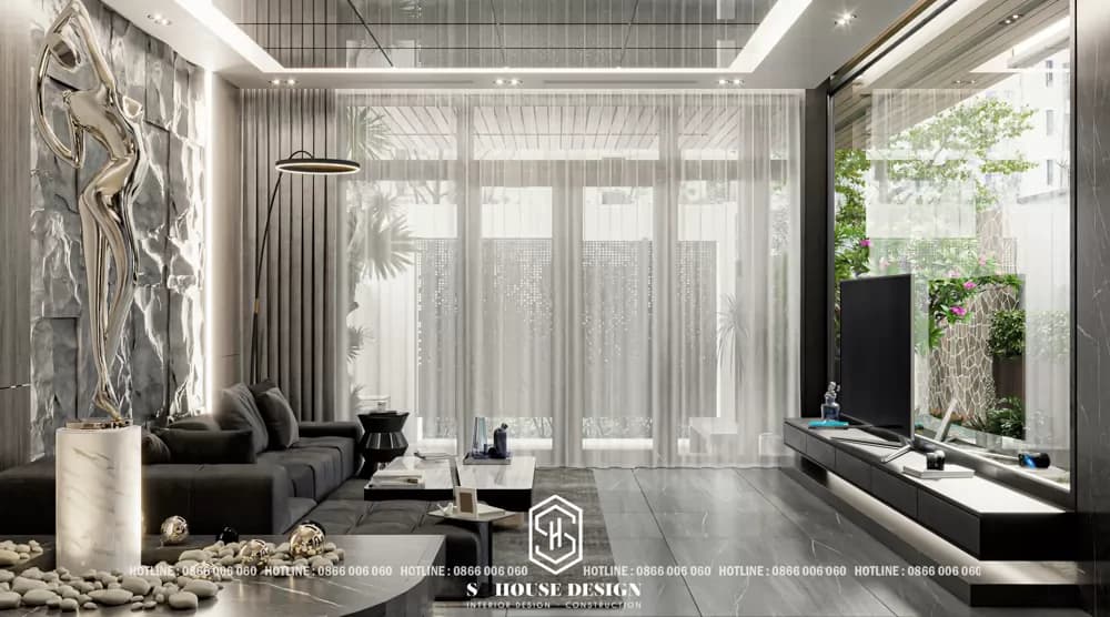Thiết kế nội thất nhà phố Handico Vinh Tân