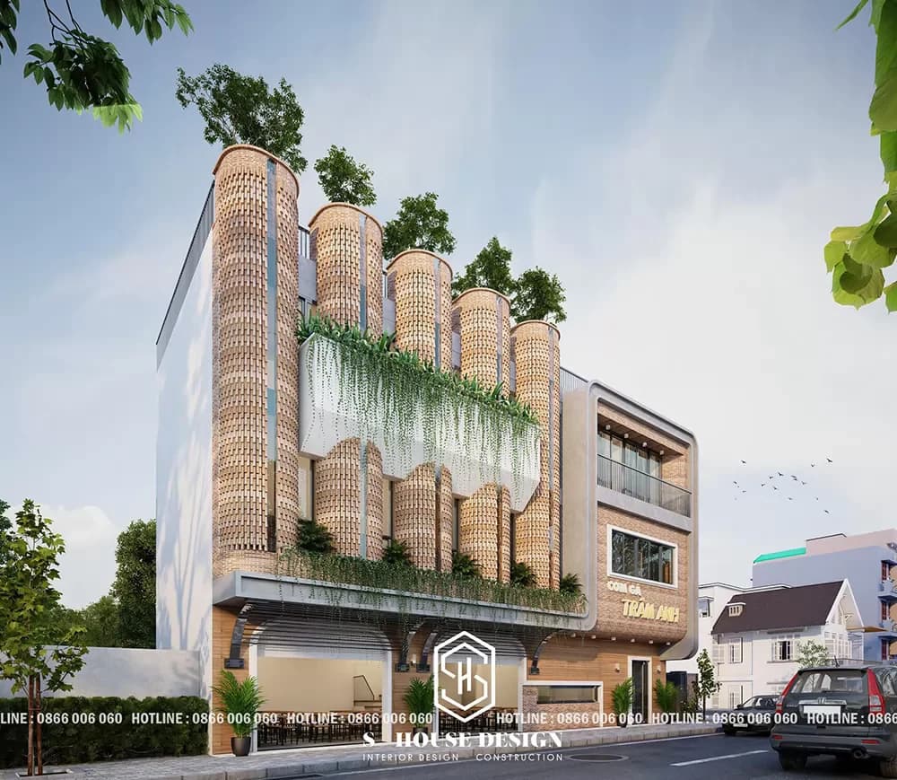 Architectural design of Tram Anh chicken rice restaurant (3)