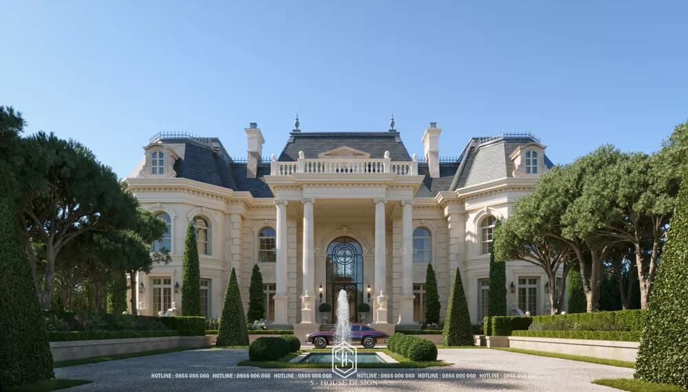 French neoclassical mansion design 6000m2 - BELLEVUE ROYAL (1)