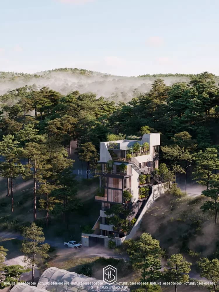 Da Lat Villa Design Combined with Resort (3)