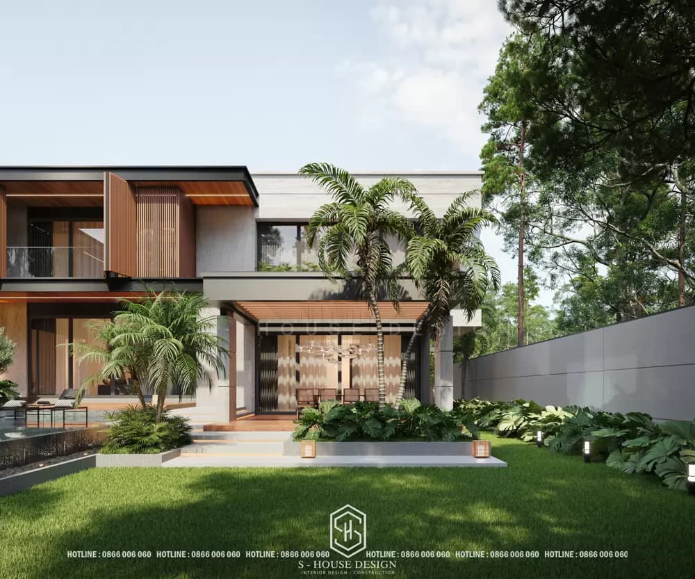 Thiết Kế Biệt Thự Hiện Đại 800m2 nghỉ dưỡng Tại Thảo Điền TP Hồ Chí Minh