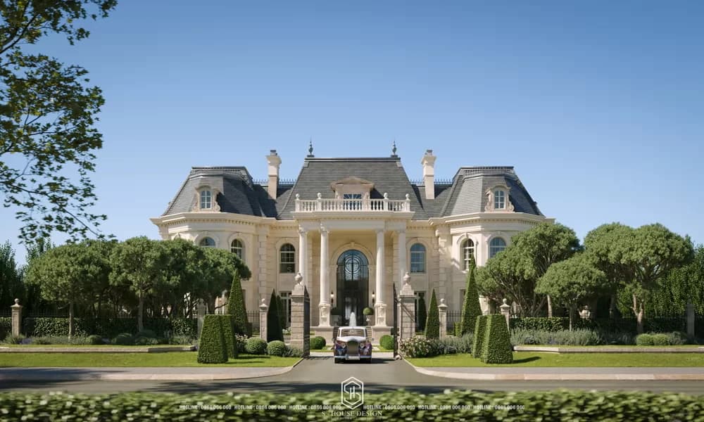 Thiết kế dinh thự tân cổ điển Pháp 6000m2 - BELLEVUE ROYAL (2)