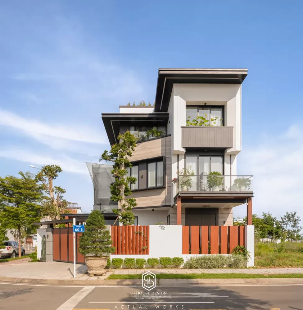 Kiến Trúc Thực Tế Biệt Thự Lô Góc Hiện Đại Tại Mỹ Gia (3)