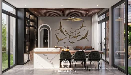 Thiết kế nội thất nhà vườn cấp 4
