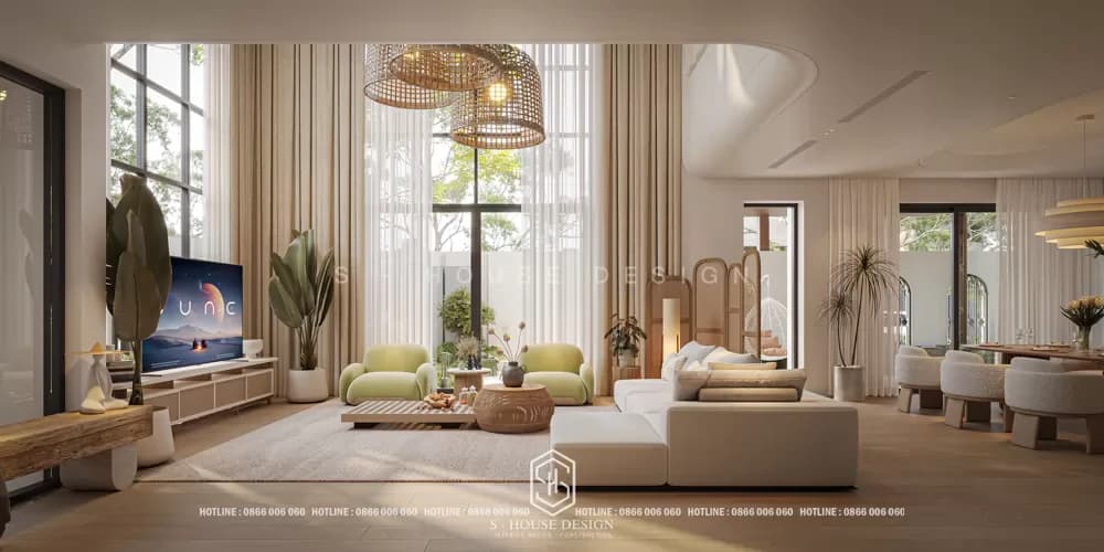 Thiết Kế Nội Thất Biệt Thự Phong Cách Wabi Sabi Tại Nha Trang (4)
