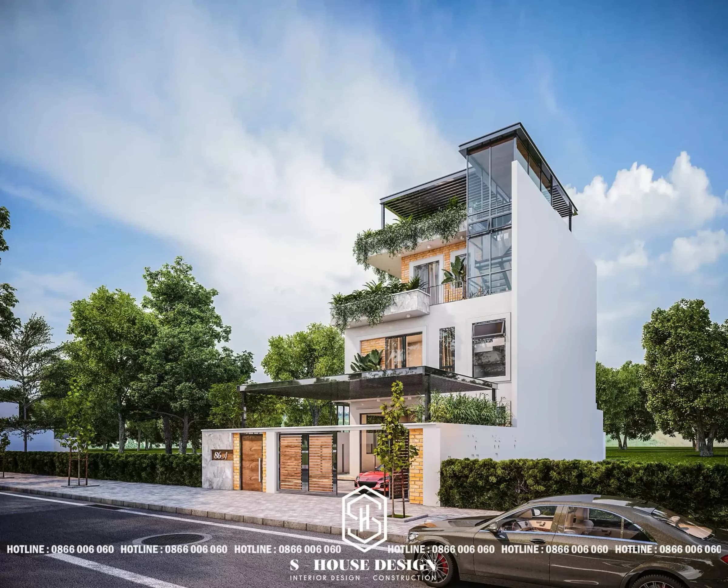 Architectural design of Ms. Hai's townhouse (4)