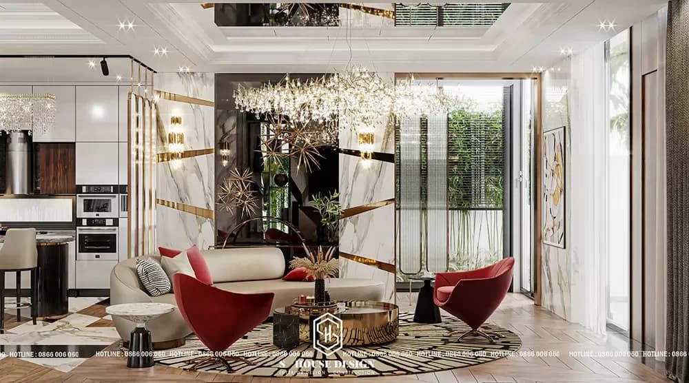 Thiết Kế Nội Thất Biệt Thự Hiện Đại Anh Vũ (1)