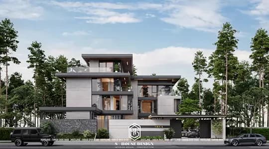 Mẫu thiết kế nhà phố 1 trệt 1 lầu đẹp và hiện đại