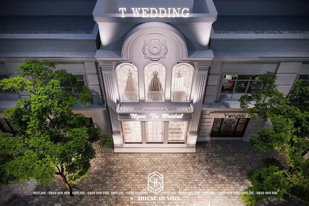 Thiết kế studio áo cưới phong cách Tân Cổ Điển (2)