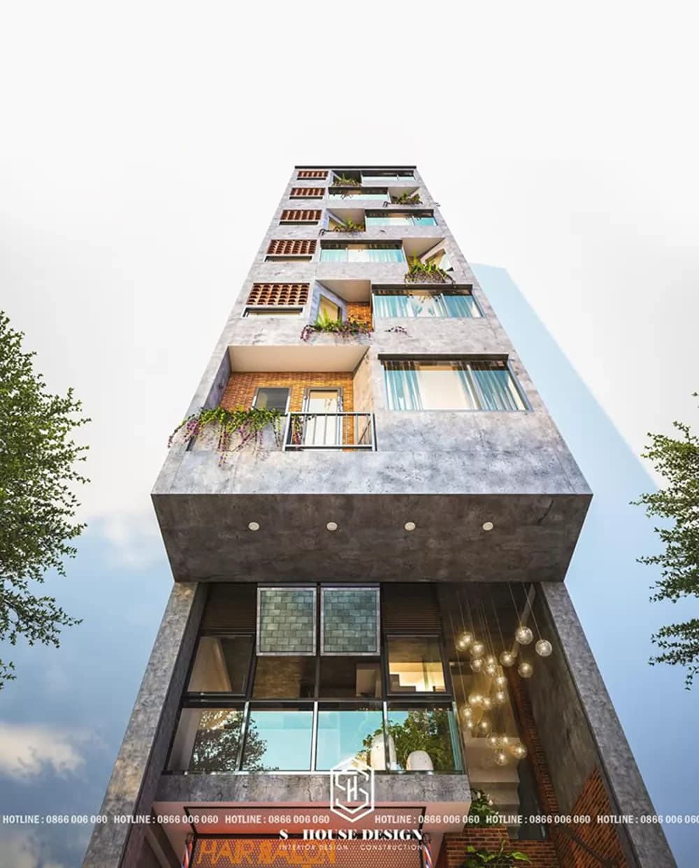 Architectural design of apartments for rent - Anh Thin (4)