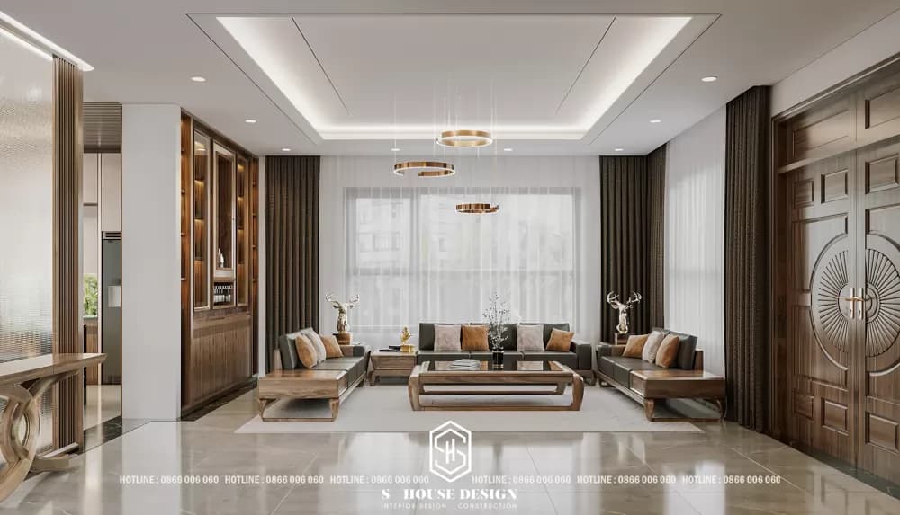 Thiết Kế Nội Thất Nhà Phố 3 Tầng Hiện Đại Anh Bình