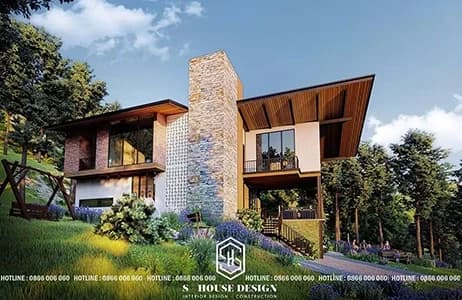 Thiết kế kiến trúc Villa Vườn Đồi
